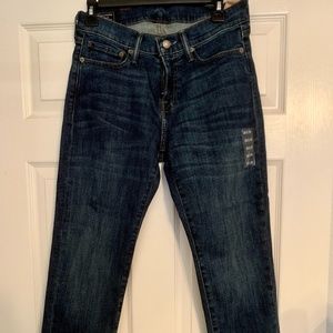 Abercrombie & Fitch Athletic Skinny Jeans Dark Wash Men’s 28x28 Brand New